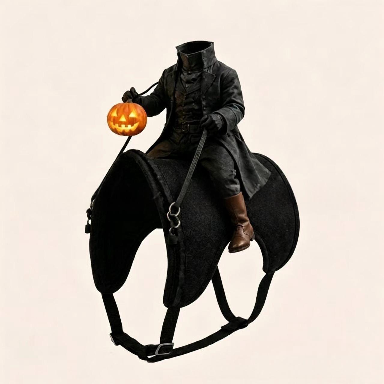 Unleash the Festive Spirit with Our Halloween Headless Horseman Cat Costume!